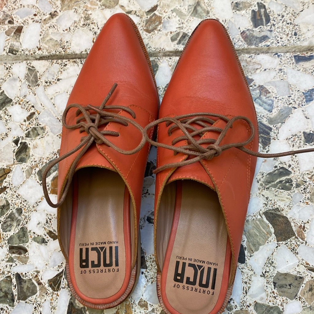 Handmade Leather Mules From Peru